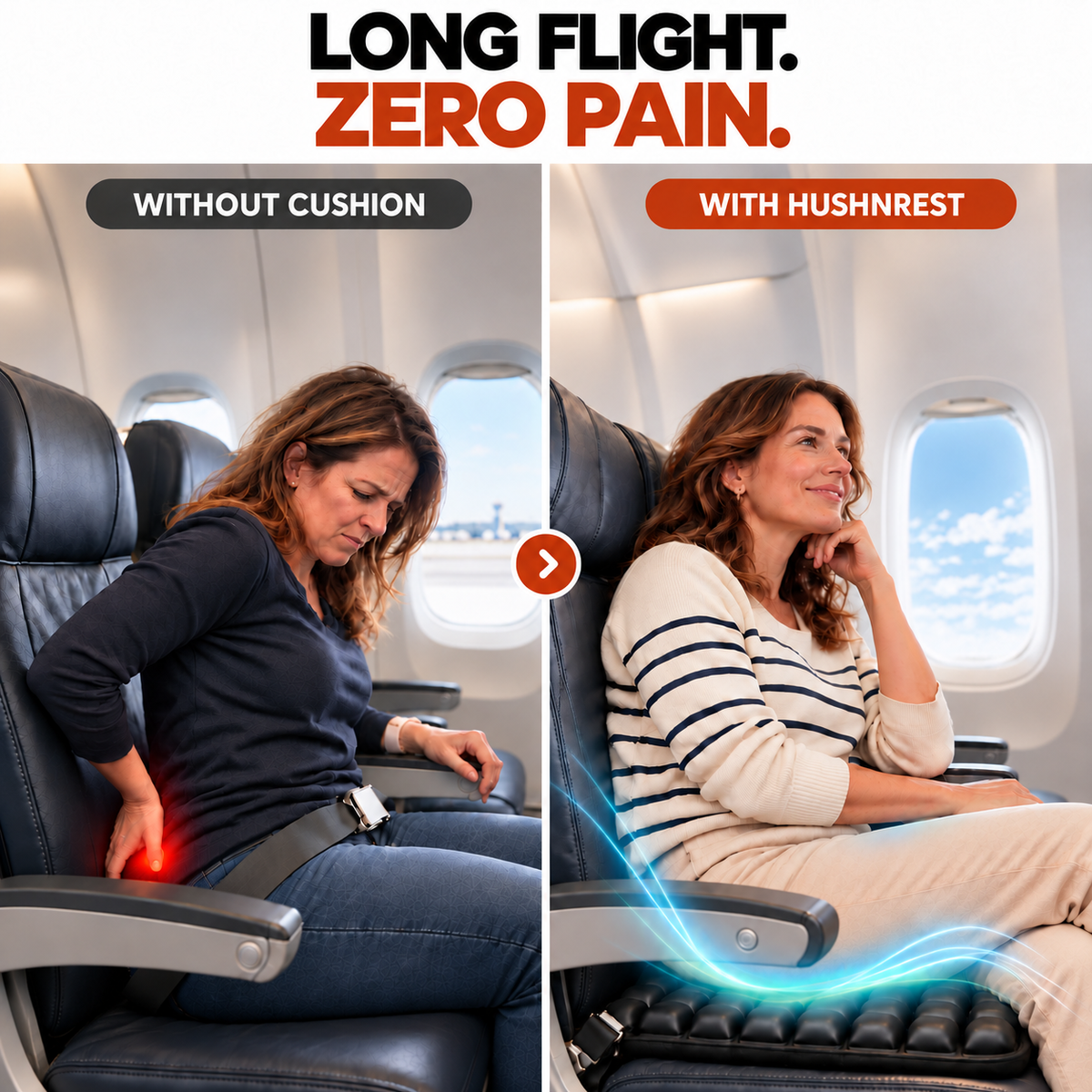 Hushnrest Air Seat Cushion